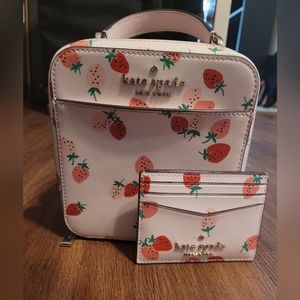 Kate Spade Daisy Strawberries Crossbody Purse Bag